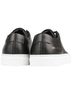 Achilles White Sole Low Top Sneakers Black - COMMON PROJECTS - BALAAN 6