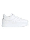 Wedge Outsole Block Low Top Sneakers Optic White - CELINE - BALAAN 1