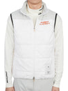 Logo Down Vest White - HORN GARMENT - BALAAN 3