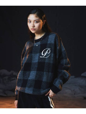 alpaca wool blend tartan check pullover BK - PEOPLE OF THE WORLD - BALAAN 1