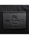 Pegasus Embossed Logo Clutch Bag Black - ETRO - BALAAN 8