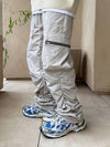 Nylon Shirring Cargo Pants Cream - CLACO - BALAAN 2