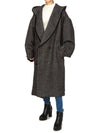 CO0267 PG1393 599 Women s Hooded Long Trench Coat - JW ANDERSON - BALAAN 9