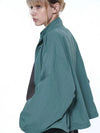 Women s SCWJ GN Seersucker Crop Windbreaker Jumper Green - CHANCE'S NOI - BALAAN 10