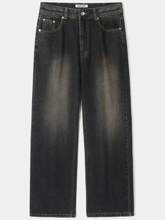 DPT 005 Damaged washed denim pants Vintage black - INDUST - BALAAN 3