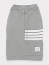 Women's Diagonal Stripe Loopback Skirt Gray - THOM BROWNE - BALAAN.