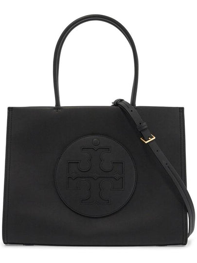 Ella Eco Small Tote Bag Black - TORY BURCH - BALAAN 2