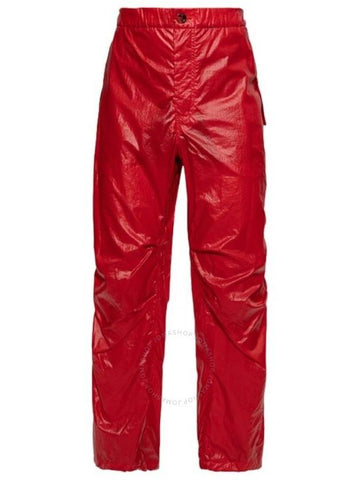 Ferragamo Red Nylon Cargo Pants, Brand Size 52 (US Size X-Large) - SALVATORE FERRAGAMO - BALAAN 1