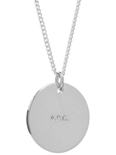 Logo Coin Necklace Silver - A.P.C. - BALAAN 1