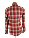 Check Cotton Long Sleeve Shirt Red - DSQUARED2 - BALAAN 3