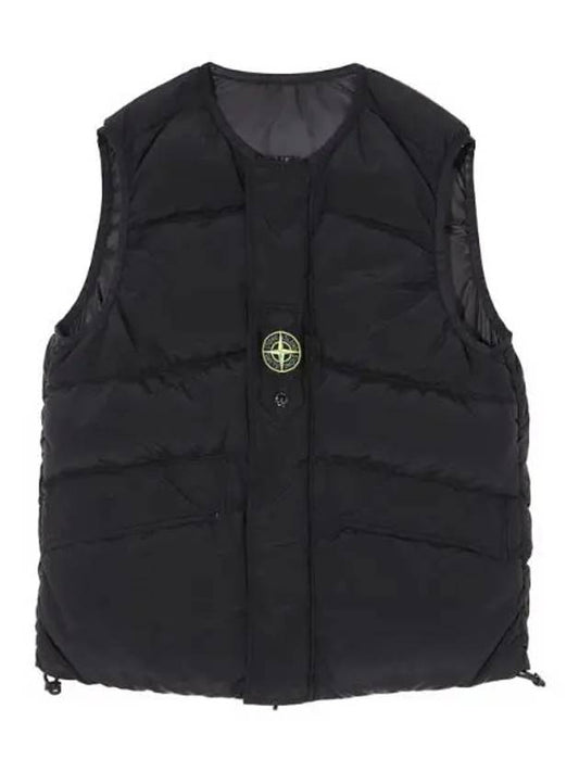 Nylon Metal Econyl Regenerated Down Vest Reversible Men s Padded Jumper - STONE ISLAND - BALAAN 1