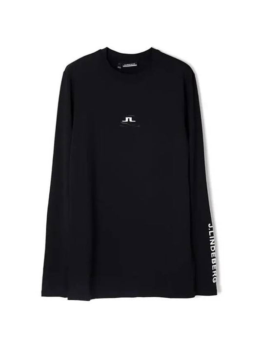 Golf Thor Logo Long Sleeve T-Shirt Black - J.LINDEBERG - BALAAN 1