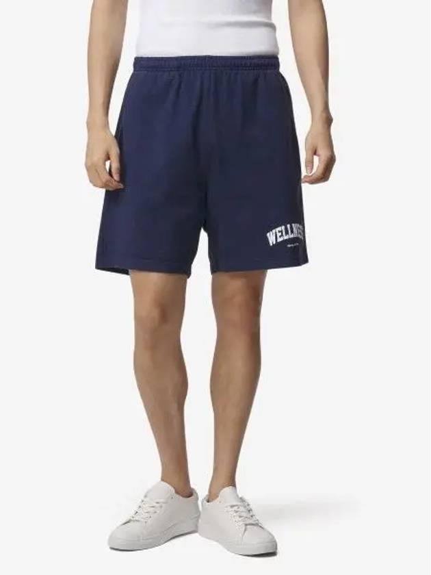 Wellness Ivy Gym Shorts Navy - SPORTY & RICH - BALAAN 2