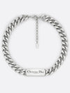 Couture Chain Link Necklace Silver - DIOR - BALAAN 2