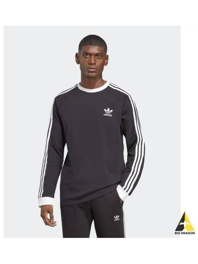 adidas 3S Long Sleeve Tee Black IA4877 - ADIDAS - BALAAN 1