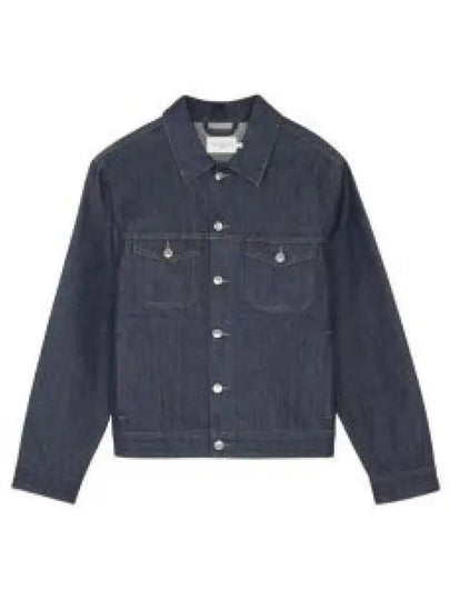 Trucker Denim Jacket Indigo - MAISON KITSUNE - BALAAN 2