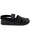 Genius Calfskin Sandals Black - HERMES - BALAAN 1