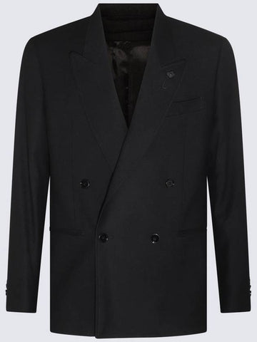 Lardini Black Wool Blazer - RVR LARDINI - BALAAN 1