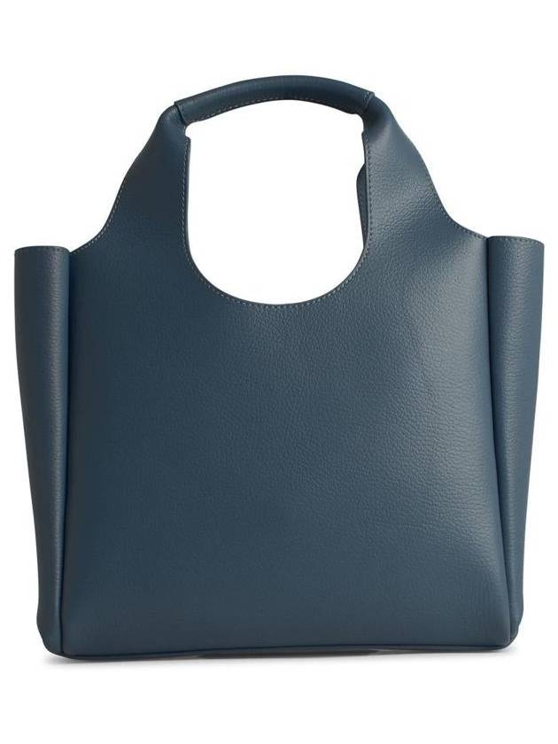 Hogan Light Blue Leather Shopping Bag - HOGAN - BALAAN 3