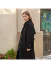 Parisian wool trench coat black - LETTER FROM MOON - BALAAN 3