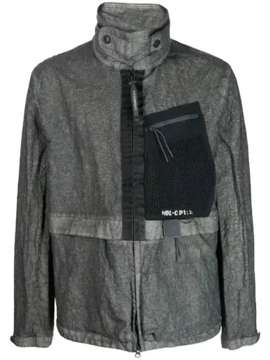 Men's Mesh Pocket Detail Jacket Gray - CP COMPANY - BALAAN 2