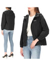 Cimara Waist Drawstring Jacket Black - DUVETICA - BALAAN 2