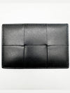 Intrecciato Cassette Card Wallet Black - BOTTEGA VENETA - BALAAN 3