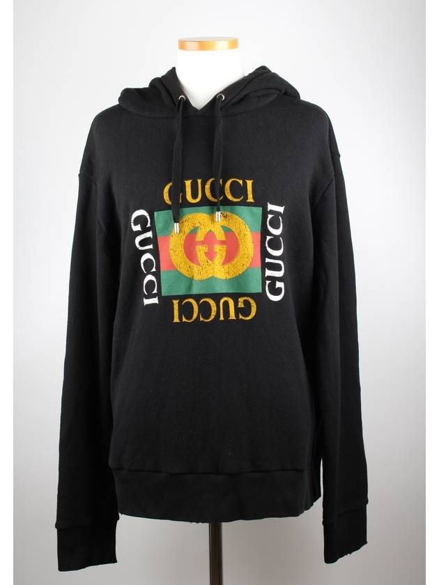 box logo vintage hoodie - GUCCI - BALAAN 1