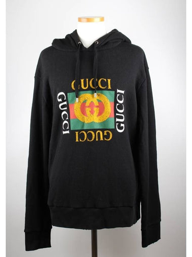 box logo vintage hoodie - GUCCI - BALAAN 1