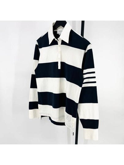 Diagonal armband long sleeve collar tie size 2 - THOM BROWNE - BALAAN 2