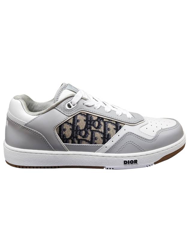 B27 Smooth Calfskin Low Top Sneakers Grey - DIOR - BALAAN 2