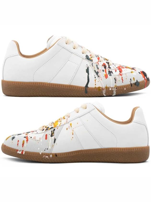 Replica Paint Drop Low Top Sneakers White - MAISON MARGIELA - BALAAN 2