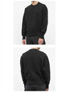 Tone On Tone Big Heart Logo Sweatshirt Black - AMI - BALAAN 6