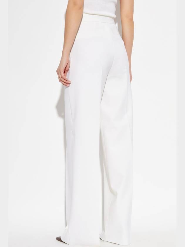 Max Mara Creased Trousers Polonia, Women's, White - MAX MARA - BALAAN 4