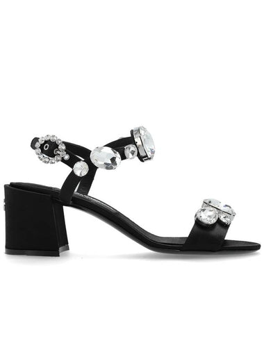 Dolce & Gabbana Heeled Sandals, Women's, Black - DOLCE&GABBANA - BALAAN 1