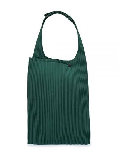 Pleated Shoulder Bag Green - ISSEY MIYAKE - BALAAN 2