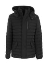 Greystone Quilted Hooded Short Padding Black - MOOSE KNUCKLES - BALAAN 1