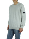 CP Company Lambswool GRS Crew Neck Knit Sweater 17CMKN047A 110149A M13 - CP COMPANY - BALAAN 3