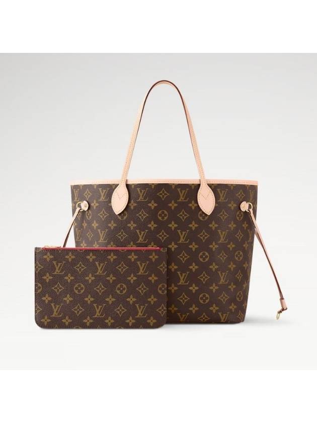 Neverfull MM Monogram Tote Bag Cerise - LOUIS VUITTON - BALAAN 5