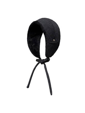 Rocha Ear Muffler Black - BROWN HAT - BALAAN 1