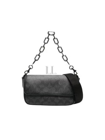 Charter Flap Cross Bag Black - COACH - BALAAN 2