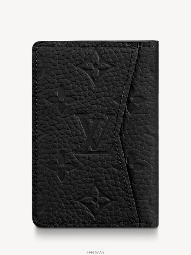 Pocket Organizer Card Wallet Black - LOUIS VUITTON - BALAAN 5