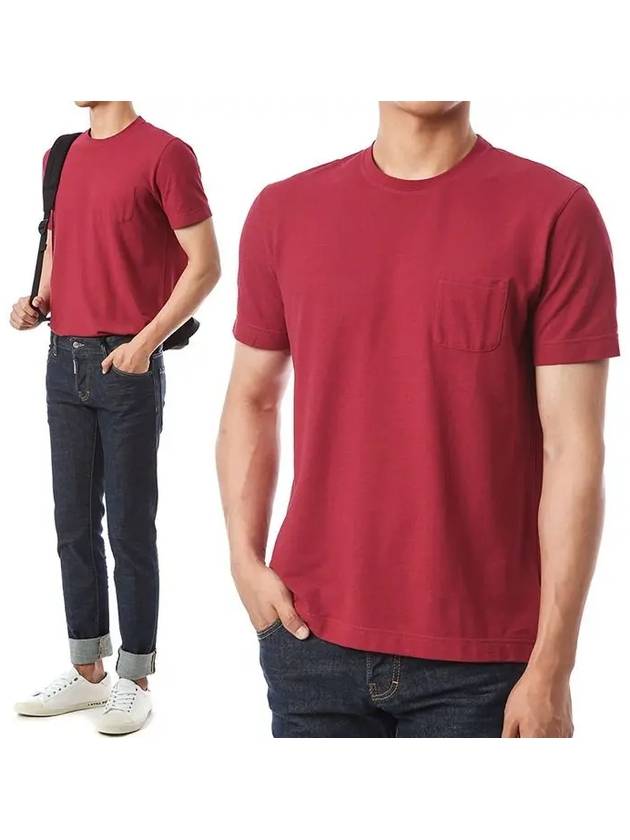 Refresh Ice Cotton Pocket Tee 812281 Z0380 Z3347 - ZANONE - BALAAN 1