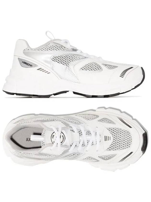 Axel Arigato Marathon Runner Sneakers White Silver 93036 - AXEL ARIGATO - BALAAN 2