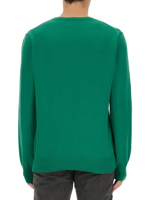 OTIS logo crew neck knit top green - A.P.C. - BALAAN 4