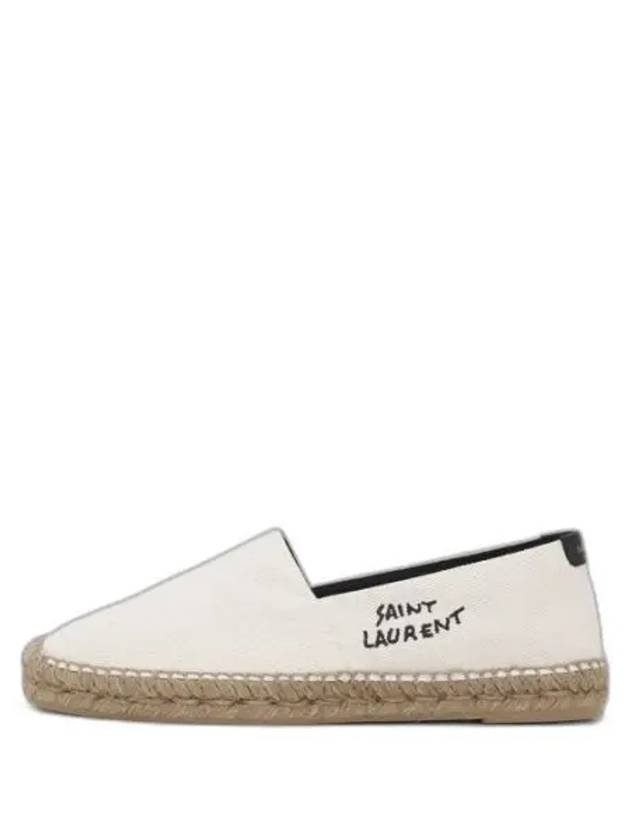 Men's Monogram Espadrilles Beige - SAINT LAURENT - BALAAN 2