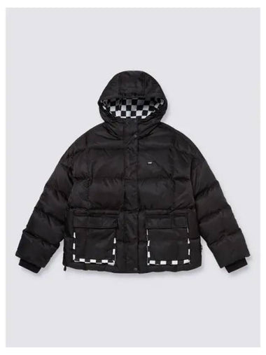 Official Winter Lifestyle Winding Road Barrel Puffer Jacket VN000FC6BLK1 - VANS - BALAAN 1