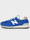 574 Classic Low Top Sneakers Blue - NEW BALANCE - BALAAN 5