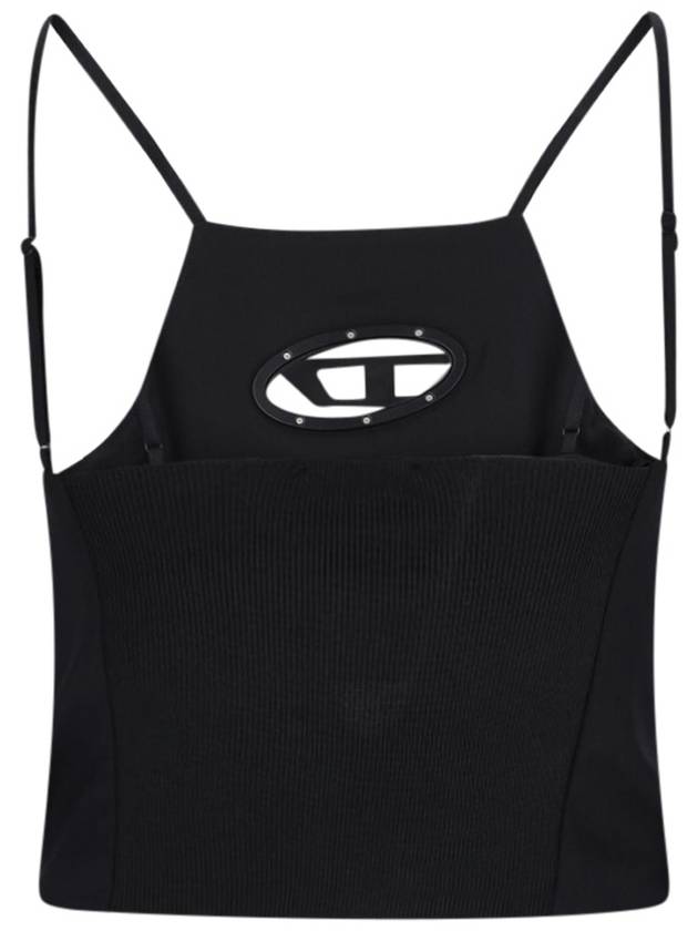 T Wilit Cool Wool Stretch Knit Sleeveless Black - DIESEL - BALAAN 3