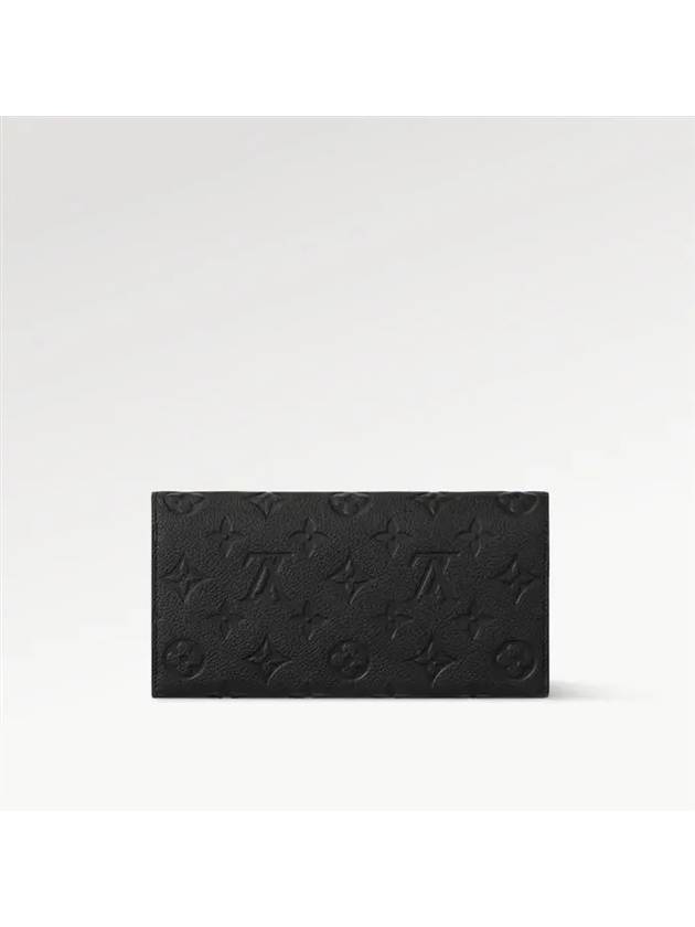 Emilie Wallet Monogram Empreinte Black - LOUIS VUITTON - BALAAN 5